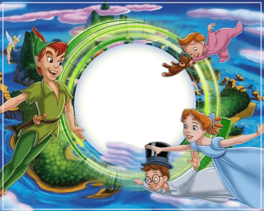 PSD Sea Peter Pan PNG Painting Free Download
