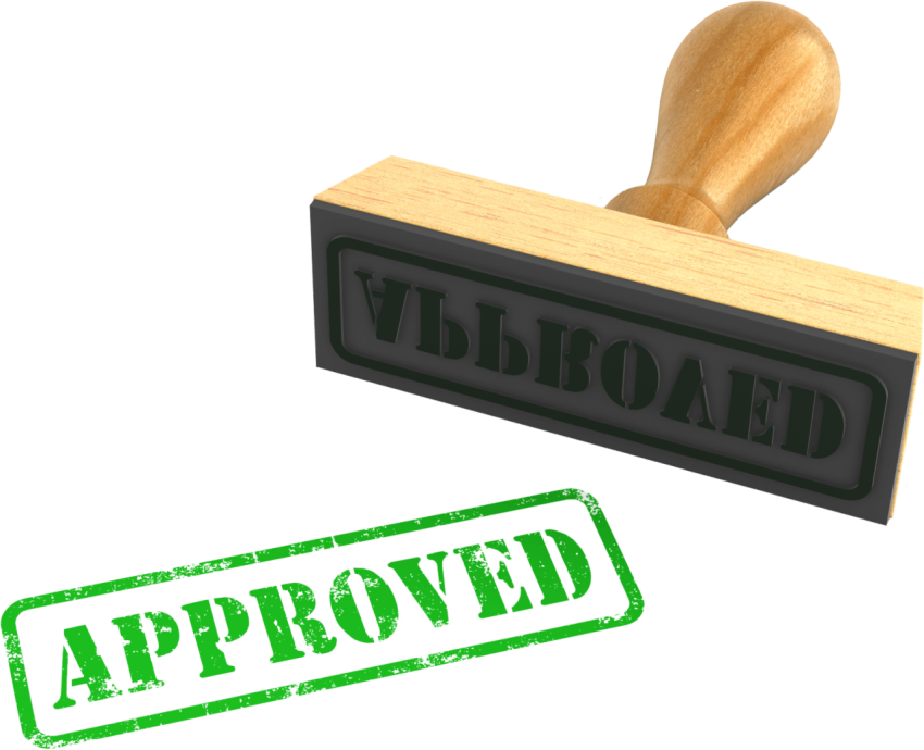 Approved PNG Stamp Free Download