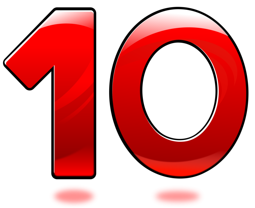 Font Stylis 10 Number PNG Picture Free Transparent