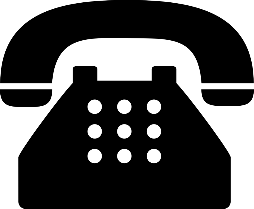 Telephone Icon PNG On Vector Art Image