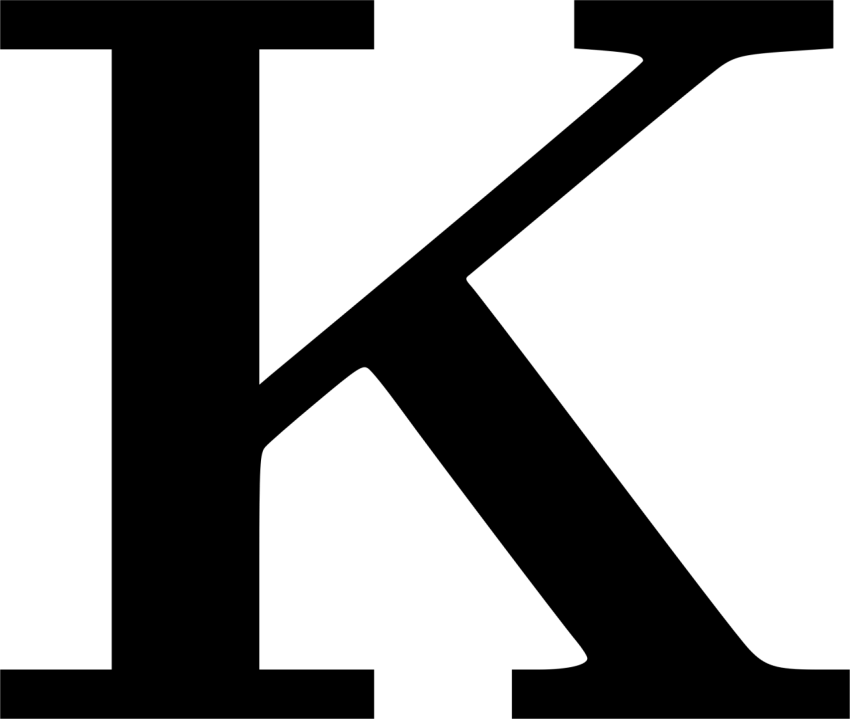 Large K Letter PNG Image Free Download