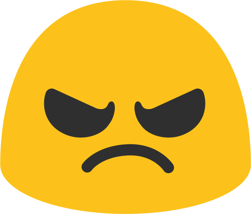 Emoji Angry PNG On Messenger Free Download