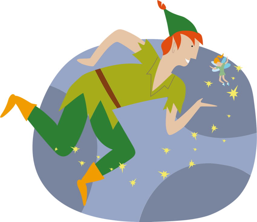 Neverland Peter Pan PNG Drawn Free Download