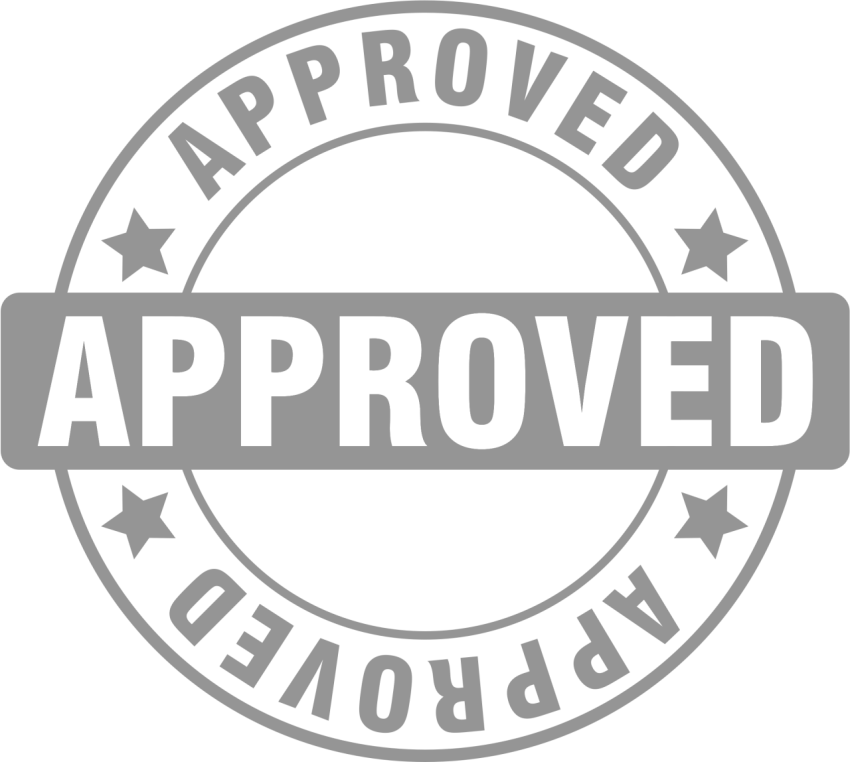 Approved Stamp PNG Image on Transparent Background