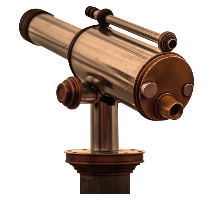 Wooden Telescope PNG Photo Free Download