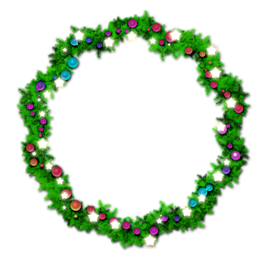 Birthday Decoration Circle Tree PNG Stock Illustration PNG Picture Frame