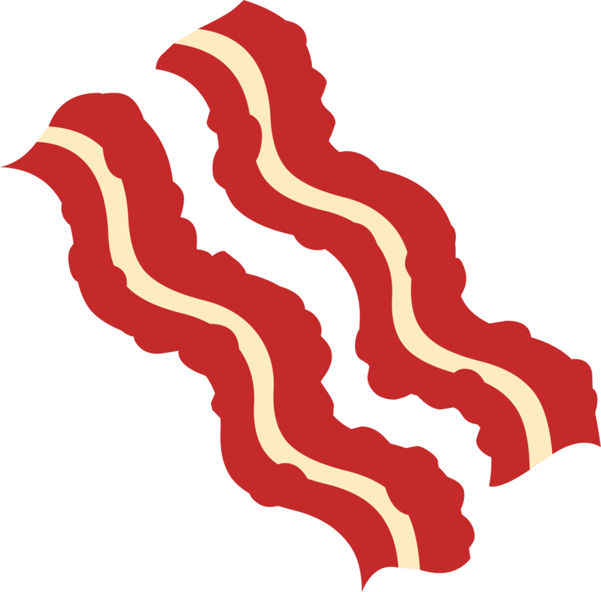 Vector Illustration Bacon PNG Image