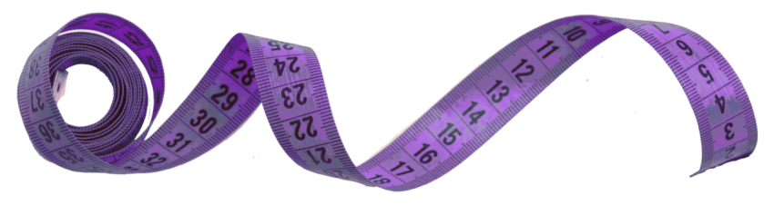 Purple waist Measure Tape PNG Image Free Download