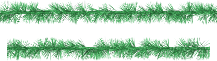 Green Decoration Tinsel Transparent Background PNG Image free download