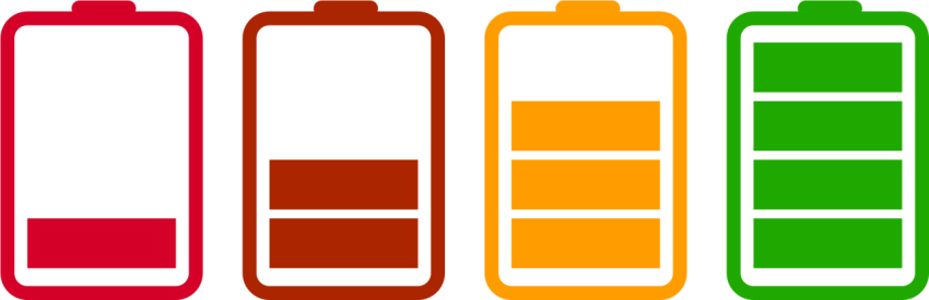 Svg colorful Battery PNG Art Work Image
