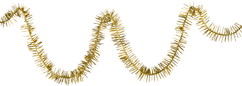 Stock Vector Art Golden Pin On Christmas Tinsel Image Of transparent Free PNG Download