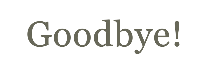Goodbye PNG Bye Sticker Image