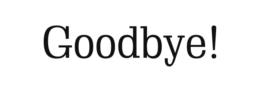 Isolated On Goodbye Text PNG Sticker