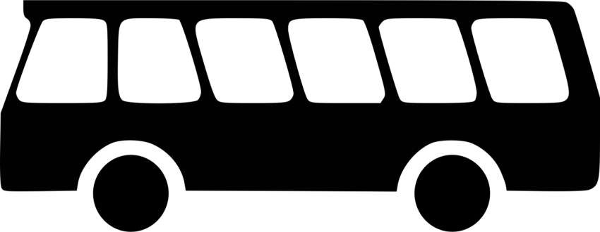 Silhouette Trolleybus PNG Logo Free Download