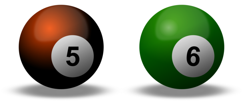 SVG Graphic Logo On Billiard PNG Ball