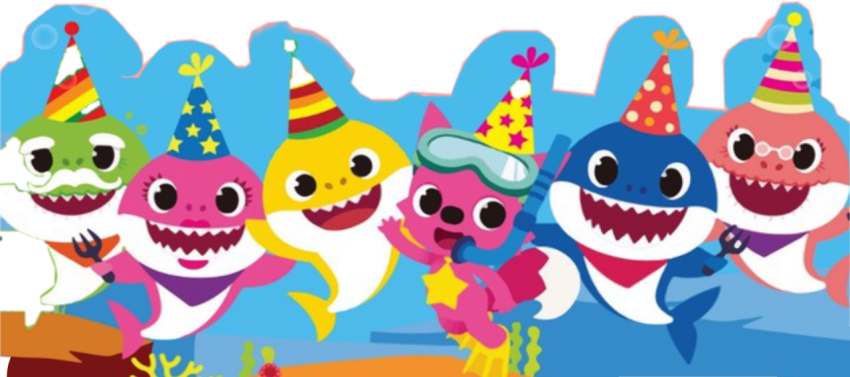 Baby Shark PNG Family Sticker Free Download