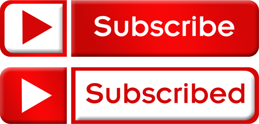 High Resolution YouTube Subscribe PNG Logo Free Download
