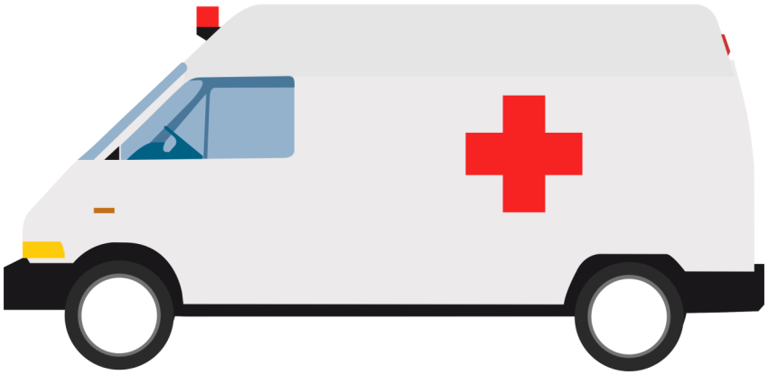 SVG Ambulance PNG Art & template free download