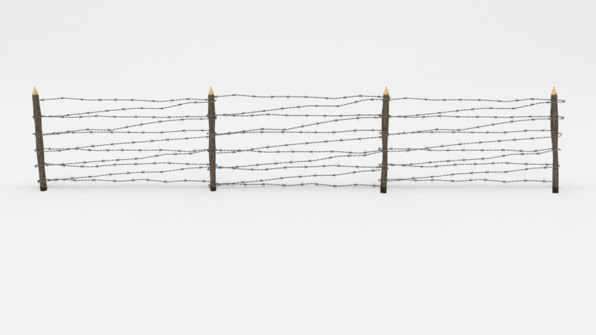 Barbed wire fence wire obstacle low poly barbwire Free png download