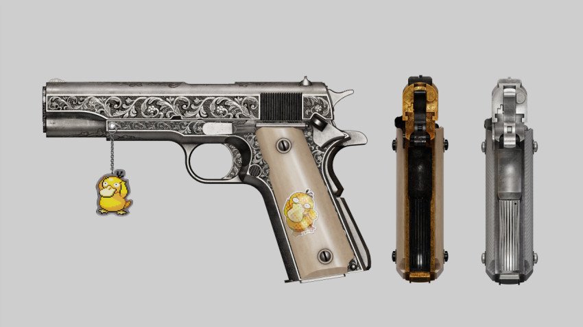 Silver Handgun Png Images & PSDs for free Download