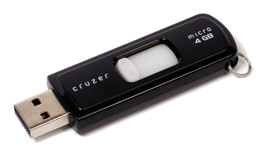 Black Usb Flash PNG Image Free Transparent