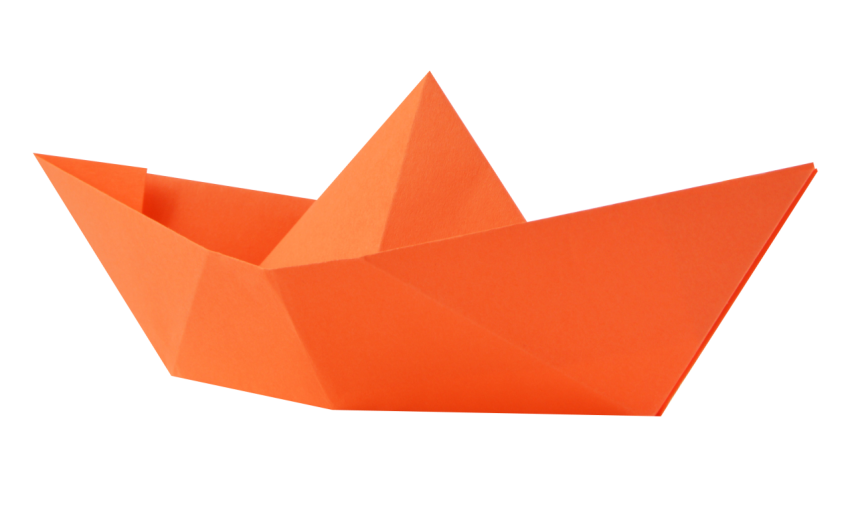 Yacht PNG Paper Art Transparent Background Download