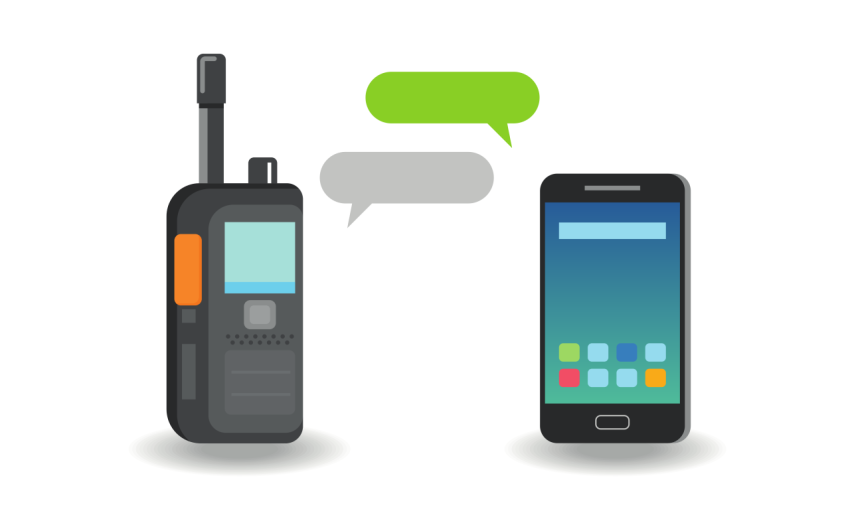 Signal Convy CellPhone with Walkie Talkie PNG  Image