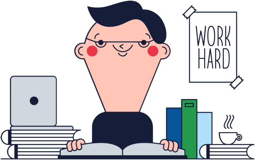 Vector PSD Teacher PNG Cartoon