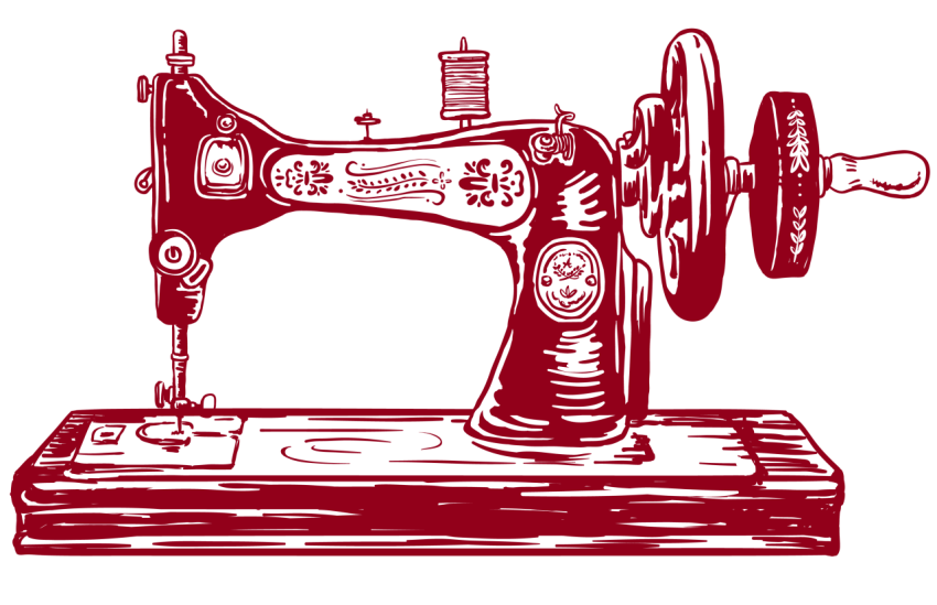 Sewing Machine PNG Art Design Image