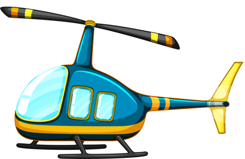 Animated Helicopters PNG Sticker Free Download
