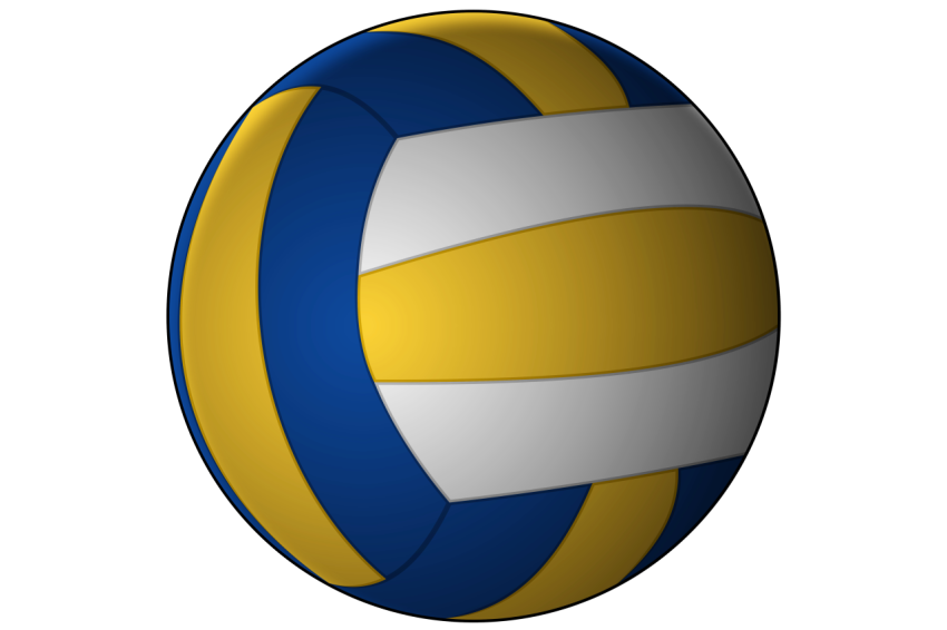 Word Volleyball with Transparent PNG Image