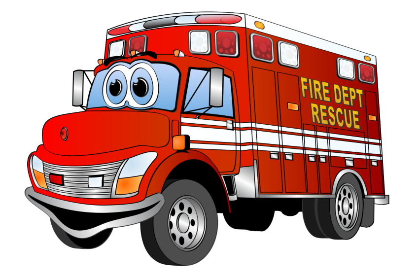 Kids Fire Truck PNG Image Free Download