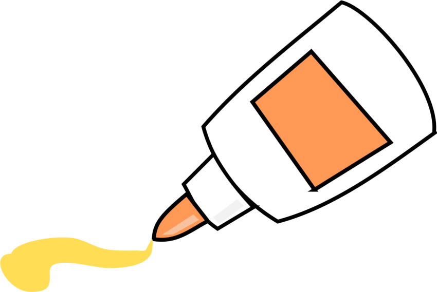 Coloring Glue Vector Art Stock Clipart Image PNG Free Download