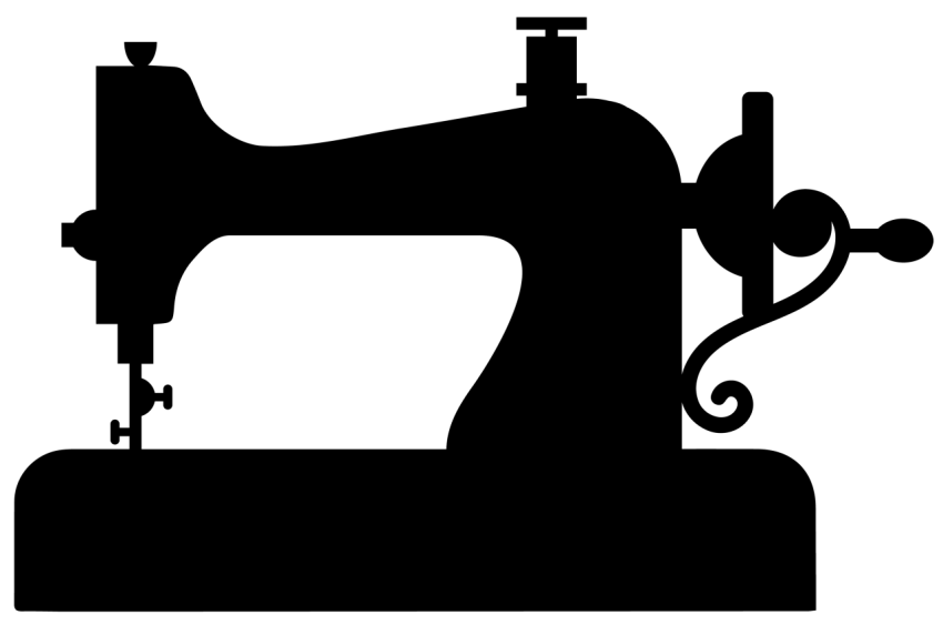 Black Sewing Machine PNG Icon Free Download