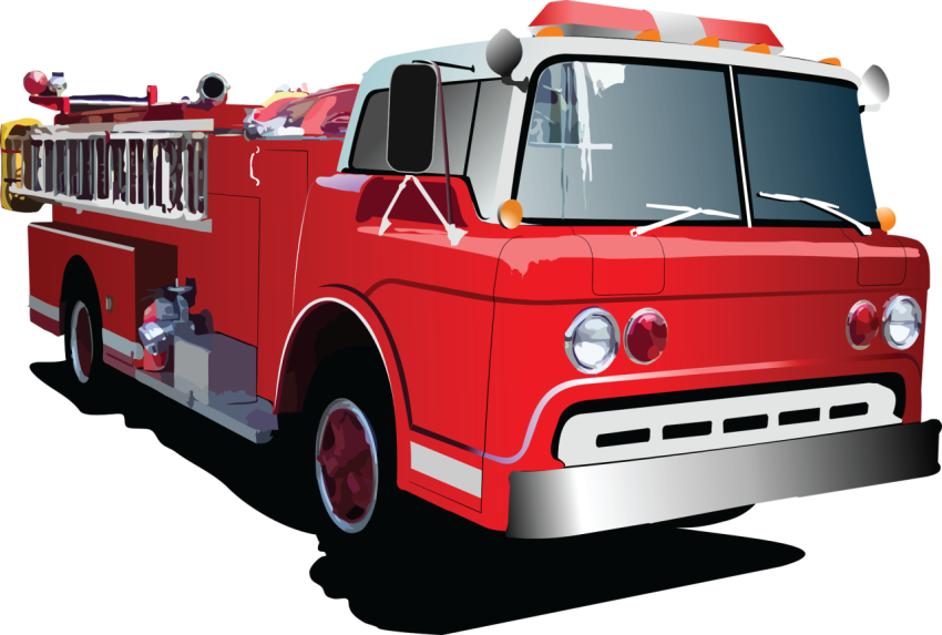 Large Fire Truck PNG Image Free Download