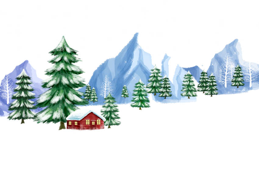 Transparent Winter PNG Landscape Image
