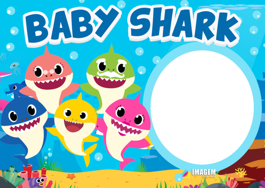 Baby Shark Cartoon Toy PNG Box Free Download