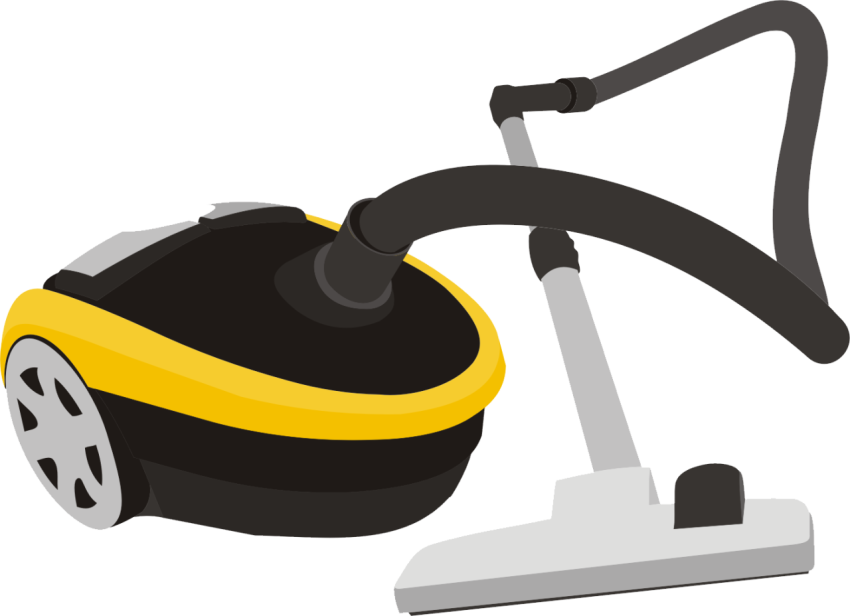 Vector Clipart Vacuum Cleaner PNG Sticker Image