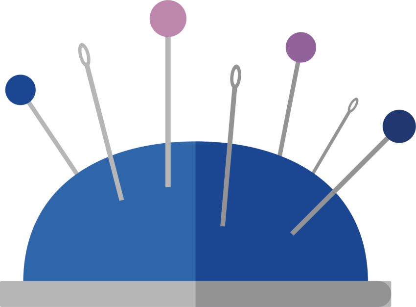 PSD Cartoon Sewing Needle PNG Image