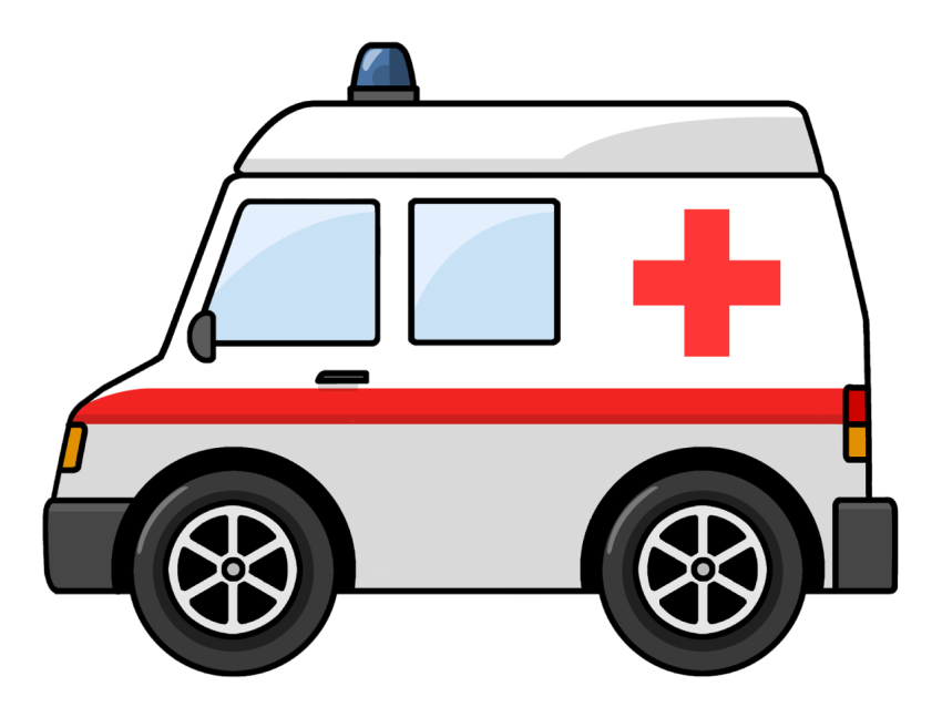 Meme Ambulance PNG Cartoon Emoji free download