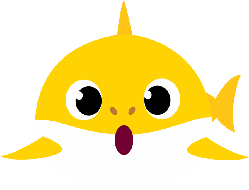 Baby Shark On Shock View PNG Free Download