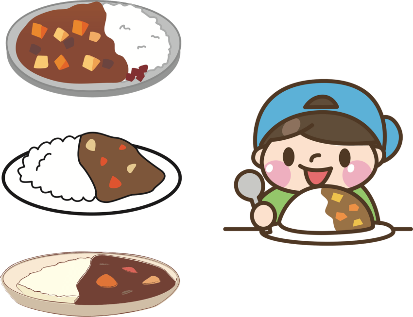Healty Food On Rice PNG Cartoon & Sticker