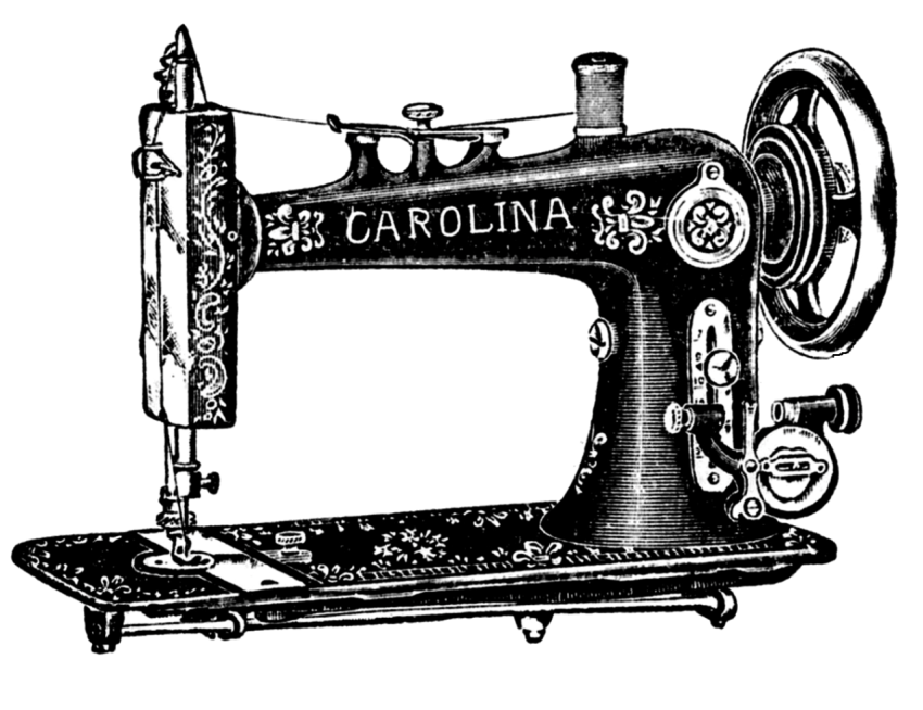 Butterfly Sewing Machine PNG Picture Free Download