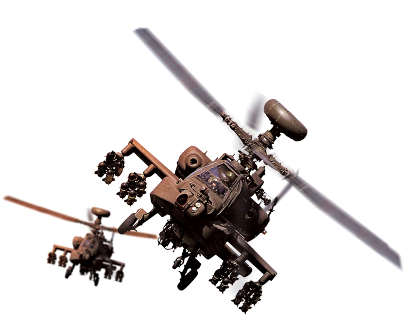 HD Army Helicopters PNG Image with No Background