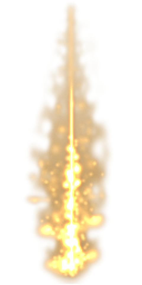 Transparent realistic flash sparkles fire with smoke effect png free download