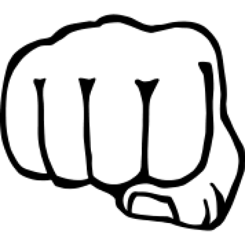 Boxing punch icon