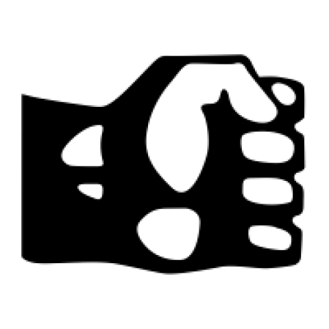 Power sign punch icon vactor