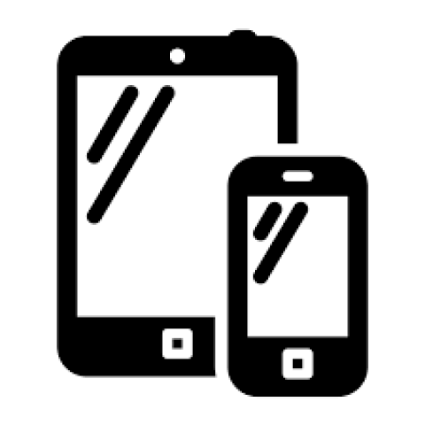 Cellphone & Tablet Vector sign Stock vector-Illustration of Device, Computer