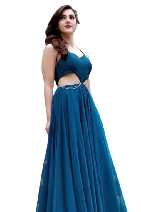 Beautiful girl blue dress free png