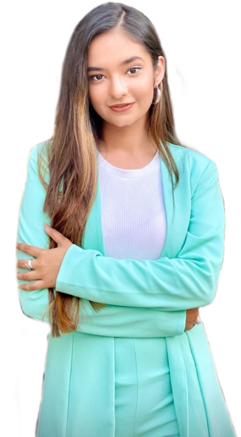 Beautiful girl in 3 piece western dress free png
